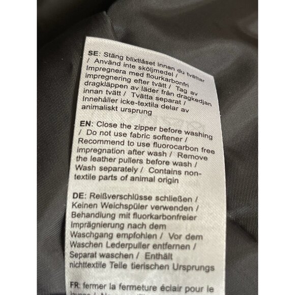 Fjallraven Nuuk Lite Parka Womens Jacket Coat Size Large Blue Hooded Faux Fur - Picture 12 of 13